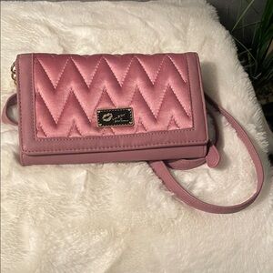 Elegant Pink Quilted Women's Bag Betsey Johnson Crossbody bag